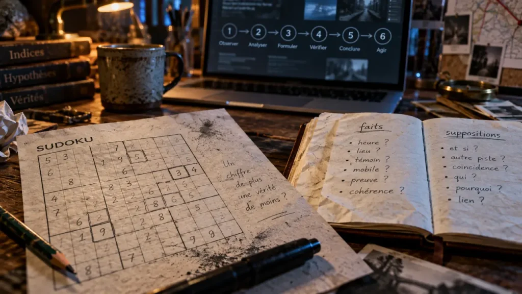 Esprit d'analyse : sudoku et étapes pour décider avec méthode